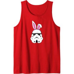 imageAmazon Essentials Star Wars Stormtrooper Spring Easter Bunny Ears Tank TopRed
