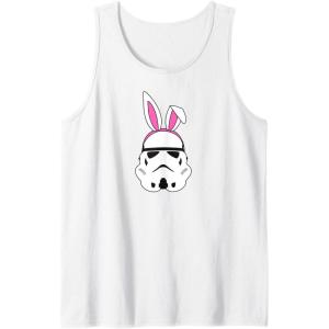 imageAmazon Essentials Star Wars Stormtrooper Spring Easter Bunny Ears Tank TopWhite