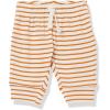 imageAmazon Essentials Baby Girls Cotton PullOn Pants MultipacksEcruLilac TigerOrange StripePurple
