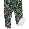 imageAmazon Essentials Unisex Toddlers and Babies SnugFit Cotton Footless Sleeper Pajamas MultipacksAqua GreenBlack FolkloricOrange Dots