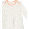 imageAmazon Essentials Baby Girls Cotton LongSleeve Dress Pack of 3GreyLight Pink StripeWhiteBunny