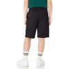 imageAmazon Essentials Boys and Toddlers Uniform Woven FlatFront Shorts Wrinkle Resistant Pack of 3Black