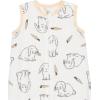 imageAmazon Essentials Unisex Babies Microfleece Wearable Blanket Sleep Sack Pack of 3Grey HeatherOrange StripeWhite Bunny