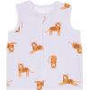 imageAmazon Essentials Unisex Babies Microfleece Wearable Blanket Sleep Sack Pack of 3IvoryLilac CatOrange Stripe