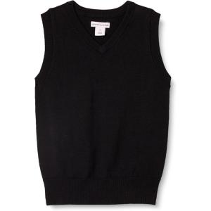 imageAmazon Essentials Boys and Toddlers Uniform Cotton VNeck Sweater Vest MultipacksBlack