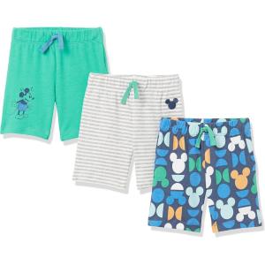 imageAmazon Essentials Disney  Marvel  Star Wars Baby Boys Shorts MultipacksMickey Oh Boy
