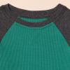 imageAmazon Essentials Boys and Toddlers LongSleeve Knit Thermal TShirt Pack of 3BlackEcru MountainTurquoise Green