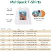 imageAmazon Essentials Boys and Toddlers LongSleeve TShirts MultipacksBlue Text PrintGrey BaseballRedWhite