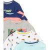 imageAmazon Essentials Boys and Toddlers LongSleeve TShirts MultipacksLight BlueNavyWhite