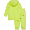 imageAmazon Essentials Unisex Kids and Toddlers Modern Sweat Set Pack of 2Lime Green