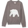 imageAmazon Essentials Boys and Toddlers Pullover Crewneck SweaterDark Grey White Polar Bear