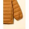 imageAmazon Essentials Boys and Toddlers Lightweight WaterResistant Packable Hooded Puffer JacketLight Brown