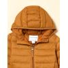 imageAmazon Essentials Boys and Toddlers Lightweight WaterResistant Packable Hooded Puffer JacketLight Brown