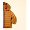 imageAmazon Essentials Boys and Toddlers Lightweight WaterResistant Packable Hooded Puffer JacketLight Brown