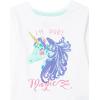 imageAmazon Essentials Girls and Toddlers LongSleeve TShirts Previously Spotted Zebra MultipacksBlueGreenPinkPurpleWhite Unicorn