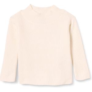 imageAmazon Essentials Girls and Toddlers Modern WideNeck Pullover SweaterEggshell White