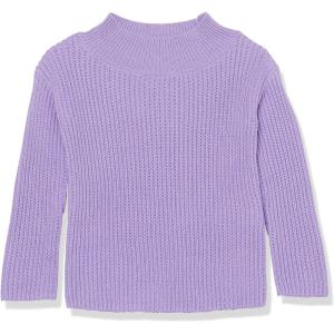 imageAmazon Essentials Girls and Toddlers Modern WideNeck Pullover SweaterPurple