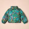 imageAmazon Essentials Girls and Toddlers Cropped Puffer JacketTexture Splatter
