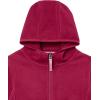 imageAmazon Essentials Girls and Toddlers Polar Fleece FullZip Hooded Lightweight JacketCranberry Red