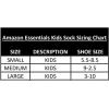 imageAmazon Essentials Unisex Kids Casual Cotton Ribbed Knee High Socks 6 PairsWhite