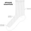 imageAmazon Essentials Unisex Kids Casual Cotton Ribbed Knee High Socks 6 PairsWhite