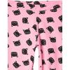imageAmazon Essentials Girls and Toddlers Leggings MultipacksAnimal PrintBlackCatDark GreyPink