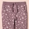 imageAmazon Essentials Girls and Toddlers Sweatpants MultipacksLight Grey HeatherMauve Stars