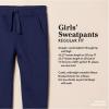 imageAmazon Essentials Girls and Toddlers Sweatpants MultipacksNavy StarsTeal Green