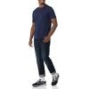imageAmazon Essentials Mens TShirt SlimFit ShortSleeve Crewneck Pack of 2Dark BlueNavy