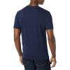 imageAmazon Essentials Mens TShirt SlimFit ShortSleeve Crewneck Pack of 2Dark BlueNavy