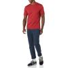 imageAmazon Essentials Mens TShirt SlimFit ShortSleeve Crewneck Pack of 2Dark RedNavy