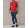 imageAmazon Essentials Mens TShirt SlimFit ShortSleeve Crewneck Pack of 2Dark RedNavy