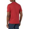 imageAmazon Essentials Mens TShirt SlimFit ShortSleeve Crewneck Pack of 2Dark RedNavy
