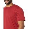 imageAmazon Essentials Mens TShirt SlimFit ShortSleeve Crewneck Pack of 2Dark RedNavy