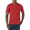 imageAmazon Essentials Mens TShirt SlimFit ShortSleeve Crewneck Pack of 2Dark RedNavy