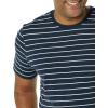 imageAmazon Essentials Mens TShirt SlimFit ShortSleeve Crewneck Pack of 2Grey HeatherNavy Stripe