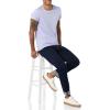 imageAmazon Essentials Mens TShirt SlimFit ShortSleeve Crewneck Pack of 2LavenderWashed Blue