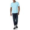 imageAmazon Essentials Mens TShirt SlimFit ShortSleeve Crewneck Pack of 2Light Blue
