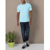imageAmazon Essentials Mens TShirt SlimFit ShortSleeve Crewneck Pack of 2Light Blue