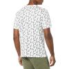 imageAmazon Essentials Mens TShirt SlimFit ShortSleeve Crewneck Pack of 2Pineapple PrintWhite