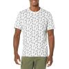 imageAmazon Essentials Mens TShirt SlimFit ShortSleeve Crewneck Pack of 2Pineapple PrintWhite