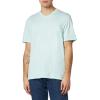 imageAmazon Essentials 100 Cotton T Shirts for Men RegularFit ShortSleeve VNeck Pack of 2 Available in Big ampamp TallAqua BlueLight Blue