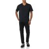 imageAmazon Essentials 100 Cotton T Shirts for Men RegularFit ShortSleeve VNeck Pack of 2 Available in Big ampamp TallBlackNavy