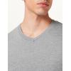 imageAmazon Essentials 100 Cotton T Shirts for Men RegularFit ShortSleeve VNeck Pack of 2 Available in Big ampamp TallGrey HeatherWhite