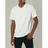 imageAmazon Essentials 100 Cotton T Shirts for Men RegularFit ShortSleeve VNeck Pack of 2 Available in Big ampamp TallNavyBoat Print