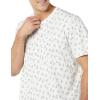 imageAmazon Essentials 100 Cotton T Shirts for Men RegularFit ShortSleeve VNeck Pack of 2 Available in Big ampamp TallNavyBoat Print
