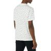 imageAmazon Essentials 100 Cotton T Shirts for Men RegularFit ShortSleeve VNeck Pack of 2 Available in Big ampamp TallNavyBoat Print
