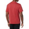 imageAmazon Essentials 100 Cotton T Shirts for Men RegularFit ShortSleeve VNeck Pack of 2 Available in Big ampamp TallNavyDark Red