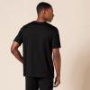imageAmazon Essentials Mens RegularFit ShortSleeve Cotton Henley TShirt Pack of 2Black