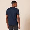 imageAmazon Essentials Mens RegularFit ShortSleeve Cotton Henley TShirt Pack of 2DenimNavy